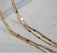 Wholesale Jewelry Heart 304 Stainless Steel Titanium Steel 18K Gold Plated Inlaid Shell Inlaid Gold Necklace main image 2