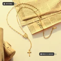 Wholesale Jewelry Fashion Geometric 304 Stainless Steel 18K Gold Plated Pendant Necklace main image 2