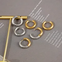 Ins Style Geometric Titanium Steel Plating No Inlaid Earrings main image 3