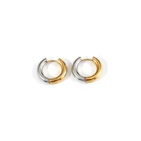 Ins Style Geometric Titanium Steel Plating No Inlaid Earrings main image 5