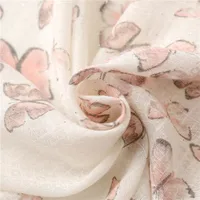 Fashion Scarf Color Butterfly Sprinkle Gold Pink Tassel Scarf Shawl main image 4