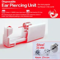 Elegant Geometric 316L Stainless Steel  Plastic Inlaid Gemstone Zircon Unisex Earrings Ear Studs sku image 5