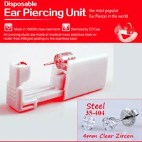Elegant Geometric 316L Stainless Steel  Plastic Inlaid Gemstone Zircon Unisex Earrings Ear Studs sku image 8