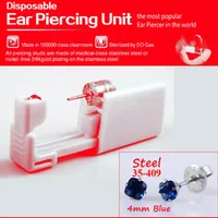 Elegant Geometric 316L Stainless Steel  Plastic Inlaid Gemstone Zircon Unisex Earrings Ear Studs sku image 10