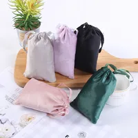 Fashion Solid Color Cloth Jewelry Packaging Bags main image 4