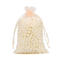 Simple Style Solid Color Organza Jewelry Packaging Bags main image 1