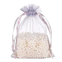 Simple Style Solid Color Organza Jewelry Packaging Bags main image 4