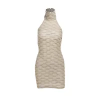 Spring And Summer Fashion Sexy Package Hip Skirt Slim Half Turtleneck Halter Dress main image 5