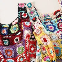Tank Tops Ethnic Style Color Block main image 3