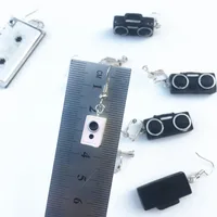 Retro Style Tape Mini Stereo Funny Radio Earrings Ear Clip main image 4