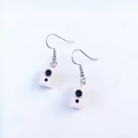Retro Style Tape Mini Stereo Funny Radio Earrings Ear Clip sku image 3