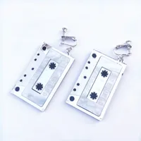 Retro Style Tape Mini Stereo Funny Radio Earrings Ear Clip sku image 6