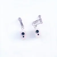 Retro Style Tape Mini Stereo Funny Radio Earrings Ear Clip sku image 5