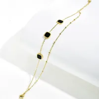 Simple Style Geometric 304 Stainless Steel 14K Gold Plated Acrylic In Bulk main image 2