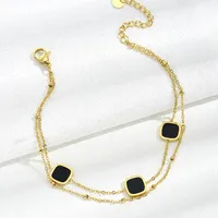 Simple Style Geometric 304 Stainless Steel 14K Gold Plated Acrylic In Bulk sku image 1