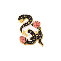 Creative Cartoon Snake Head Moon Sun Alloy Brooch sku image 3