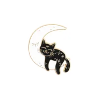 Cartoon Style Cat Alloy Plating Unisex Brooches sku image 13