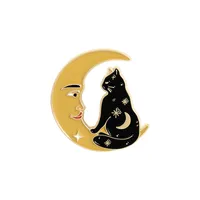 Cartoon Style Cat Alloy Plating Unisex Brooches sku image 19