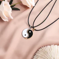 New Wax Rope Stainless Steel Chain Necklace Pendant Jewelry Wholesale sku image 1