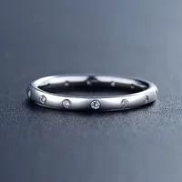 S925 Sterling Silver Korean Simple Thin Ring Women's Jewelry Wholesale main image 3