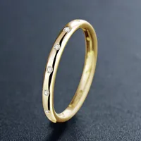 S925 Sterling Silver Korean Simple Thin Ring Women's Jewelry Wholesale main image 4
