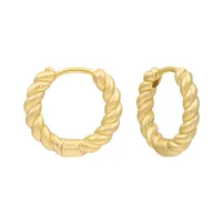 925 Silver Female Fashion Simple Twisted Earrings Retro Jewelry main image 5