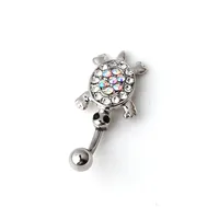 Simple Style Animal Alloy Diamond Belly Ring main image 4