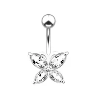 Fashion Bow Knot Stainless Steel Plating Belly Ring main image 2