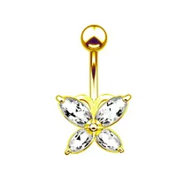 Fashion Bow Knot Stainless Steel Plating Belly Ring main image 3