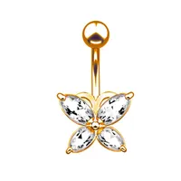 Fashion Bow Knot Stainless Steel Plating Belly Ring main image 4