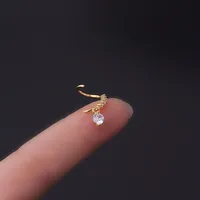 Nose Rings & Studs Fashion Geometric Copper Plating main image 4