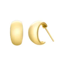 C Shape Plating No Inlaid Earrings Ear Studs sku image 2