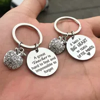 Teacher's Day Graduation Gift Stainless Steel Keychain main image 2