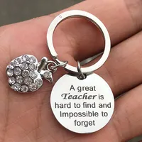 Teacher's Day Graduation Gift Stainless Steel Keychain main image 3