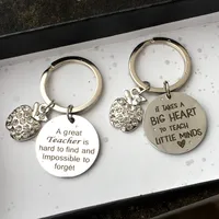 Teacher's Day Graduation Gift Stainless Steel Keychain main image 4