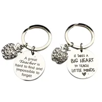 Teacher's Day Graduation Gift Stainless Steel Keychain main image 5