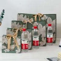 Shopping Packaging Clothing Gift Jewelry Portable Kraft Paper Bags main image 2