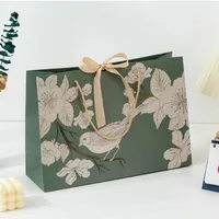 Shopping Packaging Clothing Gift Jewelry Portable Kraft Paper Bags main image 3