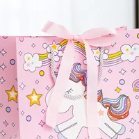 Cartoon Cute Gift Bag Gift Bag Tote Bag Packaging Bag  Tote Paper Bag Wholesale main image 4