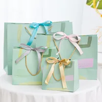 Gift Bag Clothing Shopping Bag Wrapping Paper Bag Item Bag Return Gift Bag Wholesale main image 1
