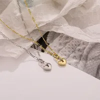 925 Sterling Silver Plating Heart Necklace main image 2