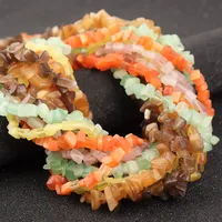 Semi-finished Natural Crystal Jade Loose Irregular Gravel Demagnetizing Stone Beaded main image 2