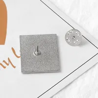 Fashion Simple Oil Dripping Brooch Warning Sign Alloy Brooch main image 4