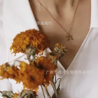 Wholesale Jewelry Simple Style 304 Stainless Steel 18K Gold Plated Necklace main image 3