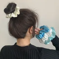 Fashion Green Blue Hair Rope Simple Solid Color Hair Scrunchies main image 5