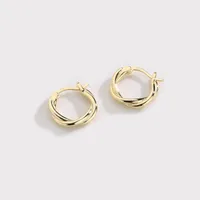 925 Sterling Silver No Inlaid Geometric Earrings sku image 2