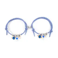 New Alloy Astronaut Pendent A Pair Of Couple Magnet Bracelet Wholesale main image 1
