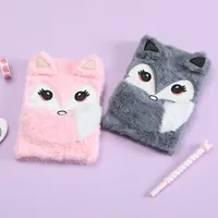 Winter Cartoon Cute Children Fox Animal Furry Diary Book main image 2