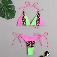 Fashion Women's New Bandage Gradient Tight One-piece Swimsuit main image 4