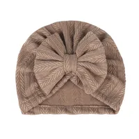 Children's Headwear Wholesale Solid Color Wheat Ear Pattern Bow Hat main image 4
